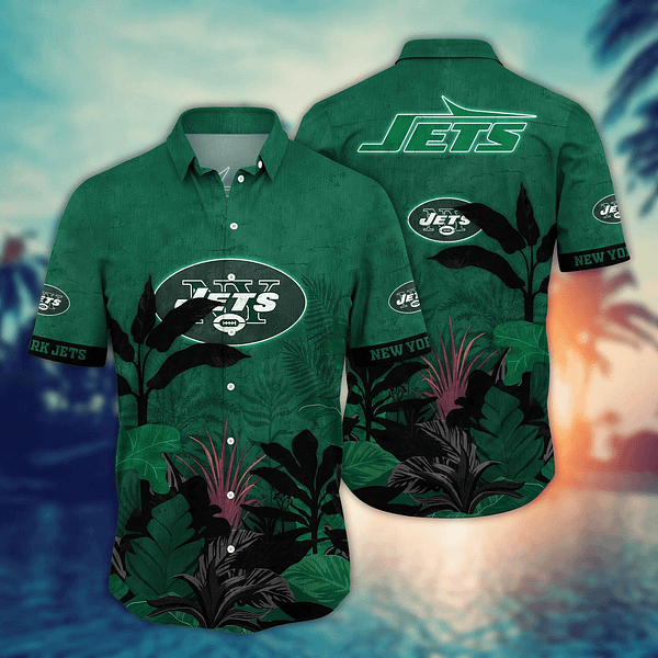 Buildercar - New York Jets Summer Forest NFL Football Team Hawaiian Shirt