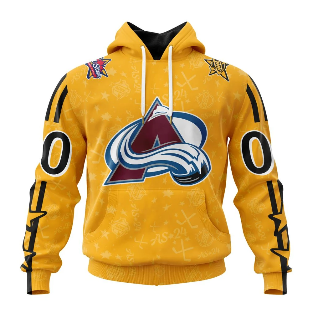 Buildercar - NHL Colorado Avalanche Awesome All-Star Game Design Custom Name and Number Hoodie