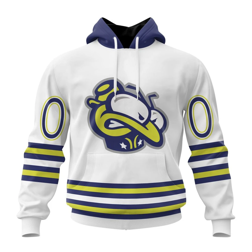 Buildercar - NHL Columbus Blue Jackets Awesome Whiteout Design Custom Name and Number Hoodie