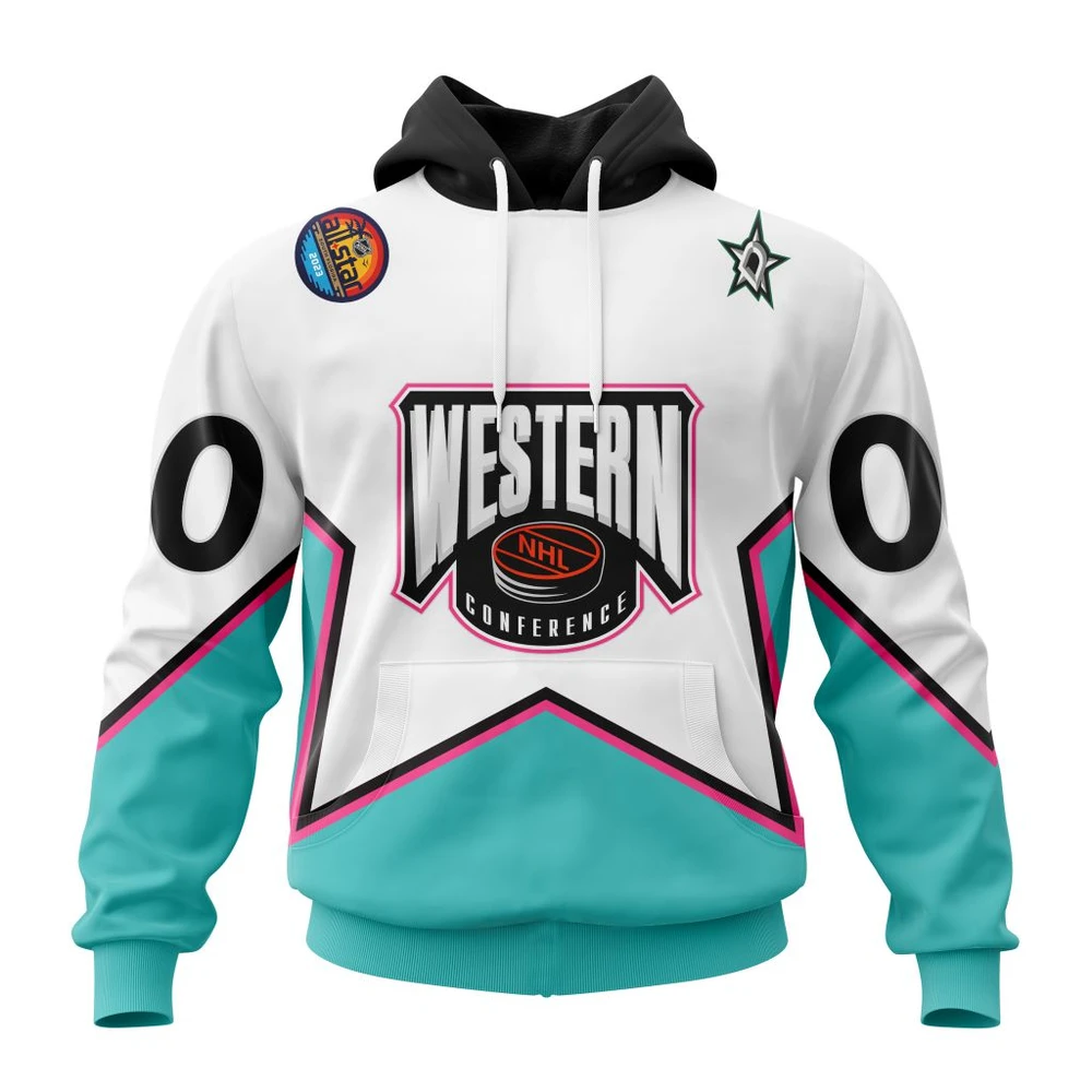 Buildercar - NHL Dallas Stars All-Star Western Conference Custom Name and Number Hoodie