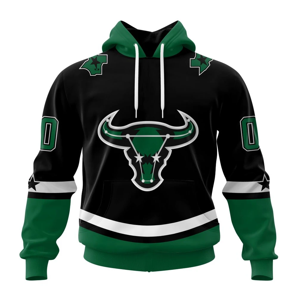 Buildercar - NHL Dallas Stars Personalized Alternate Concepts Kits Custom Name and Number Hoodie