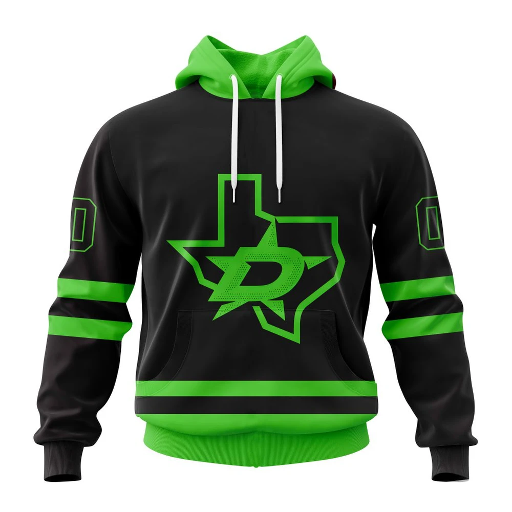 Buildercar - NHL Dallas Stars Personalized Alternate Kits Custom Name and Number Hoodie