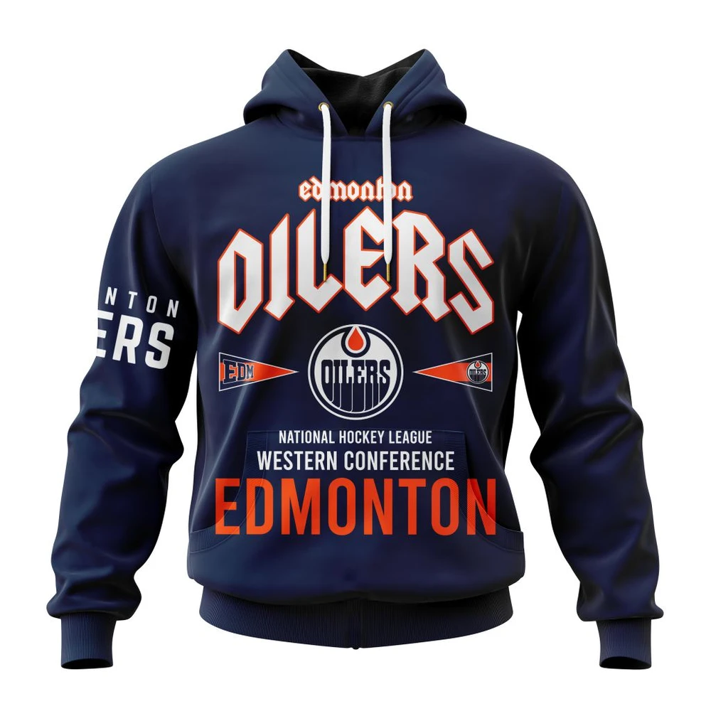 Buildercar - NHL Edmonton Oilers Western Conference City Tour Hoodie
