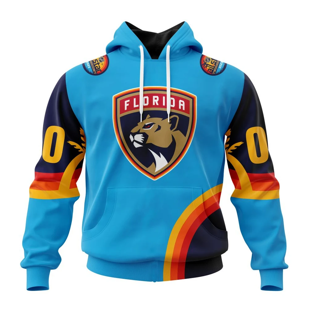 Buildercar - NHL Florida Panthers Awesome All-Star Game Design With Atlantic Ocean Custom Name and Number Hoodie
