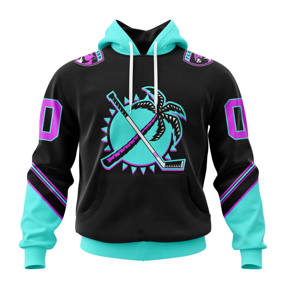 Buildercar - NHL Florida Panthers Awesome City Connect Design Custom Name and Number Hoodie