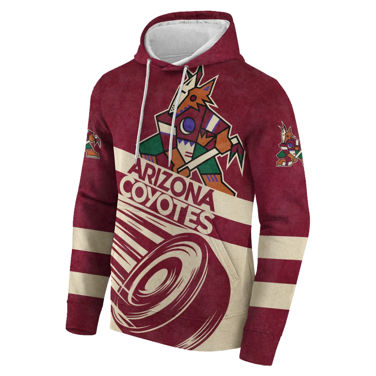 Buildercar - NHL Ice Hockey Puck Arizona Coyotes National Hockey League Hoodie