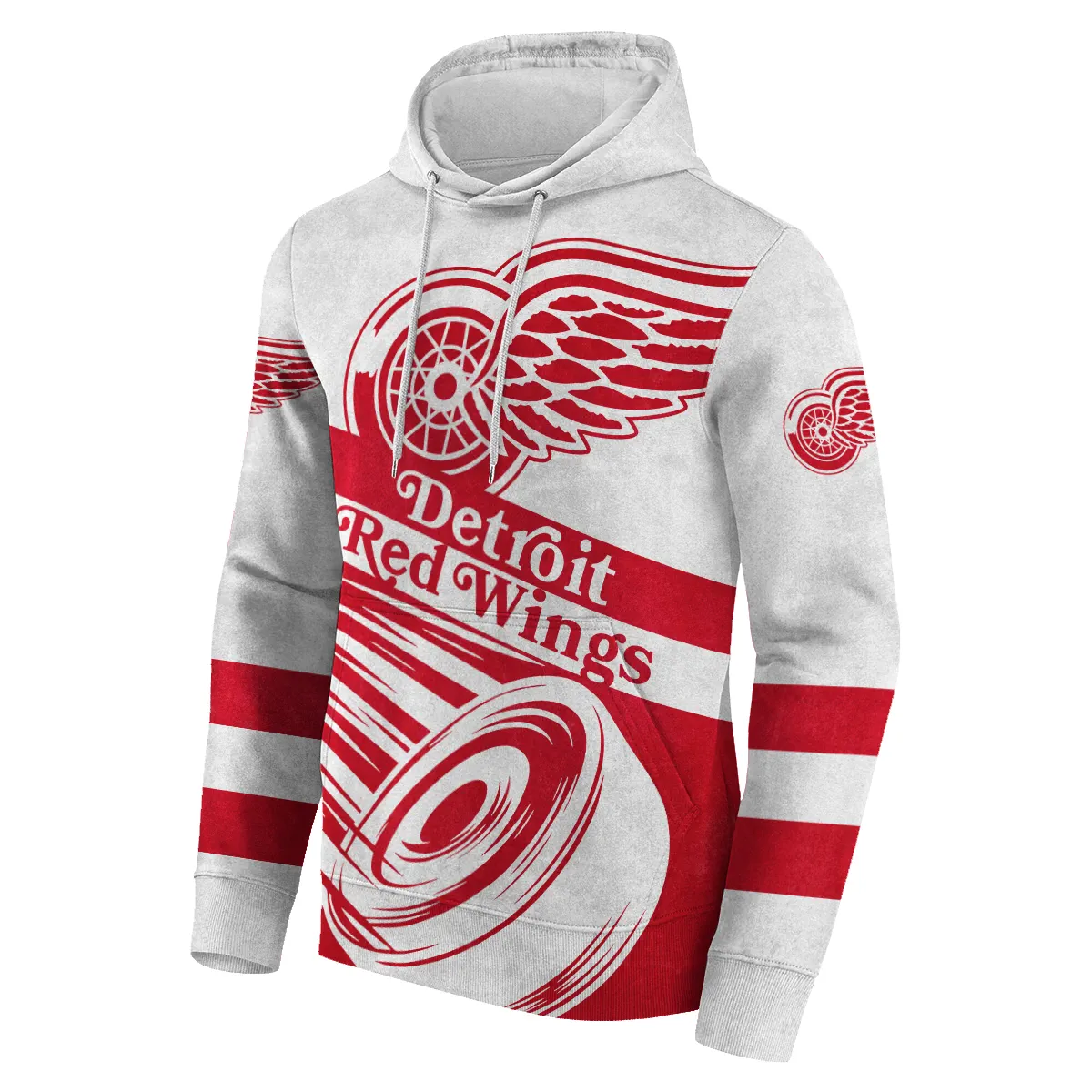Buildercar - NHL Ice Hockey Puck Detroit Red Wings National Hockey League Hoodie