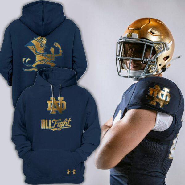 Buildercar - Notre Dame Fighting Irish All Fight Football NCAA Hoodie Tracksuit