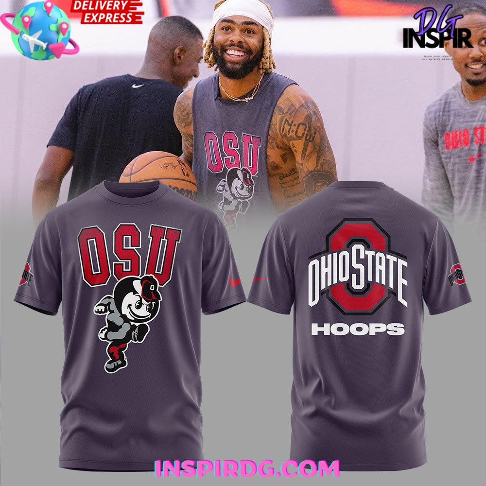 Buildercar - Ohio State Football Hoops 2025 NHL T-shirt