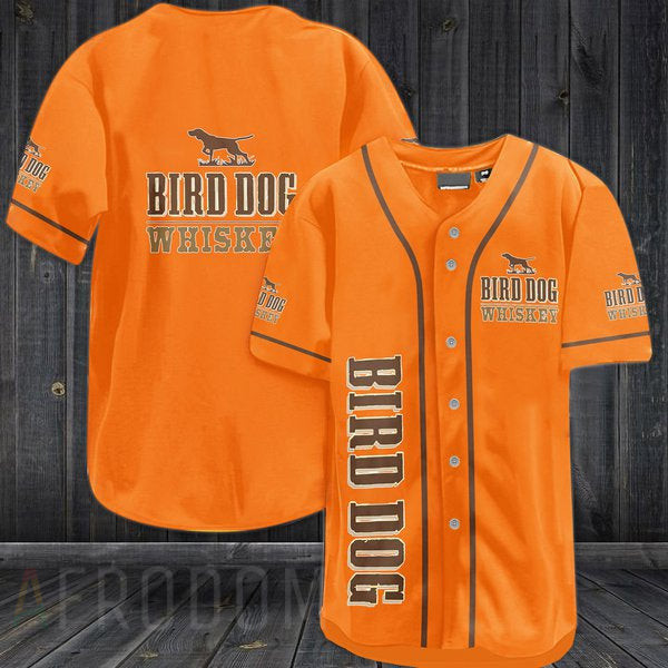 Buildercar - Orange Bird Dog Baseball Jersey