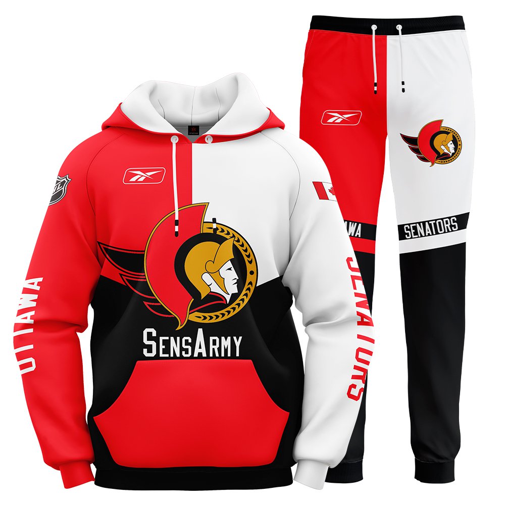 Buildercar - Ottawa Senators NHL Team Sport Hoodie Tracksuit