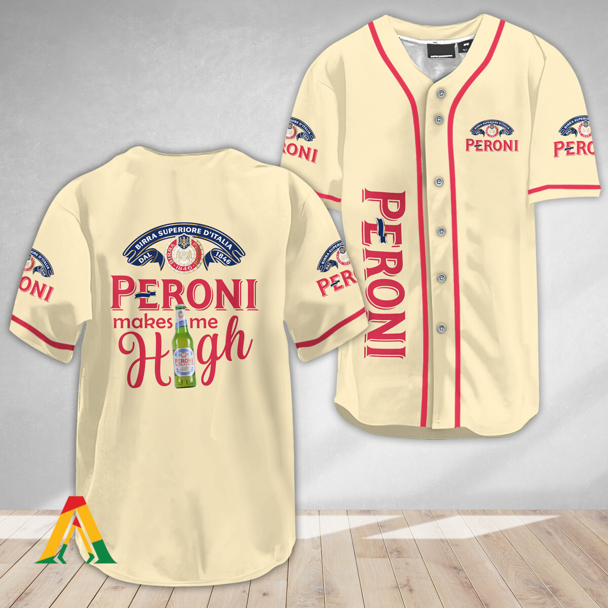 Buildercar - Peroni Brewery Make Me High Baseball Jersey