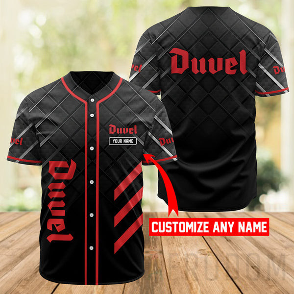 Buildercar - Personalized Black Duvel Beer Baseball Jersey