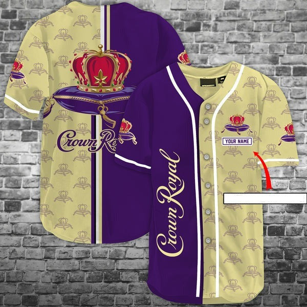 Buildercar - Personalized Crown Royal Baseball Jersey