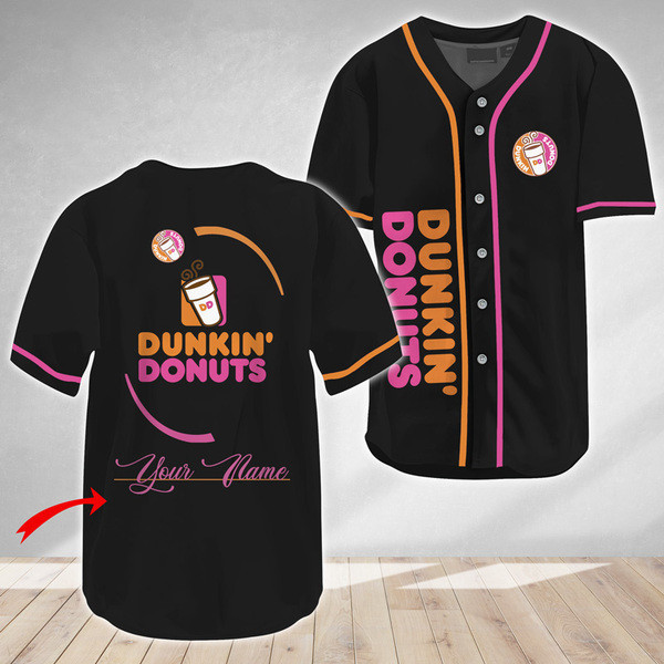 Buildercar - Personalized Dunkin Donut Baseball Jersey