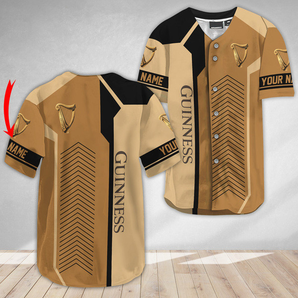 Buildercar - Personalized Guinness Beer Baseball Jersey