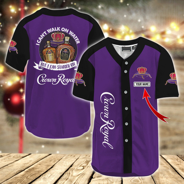 Buildercar - Personalized I Can Stagger On Crown Royal Baseball Jersey
