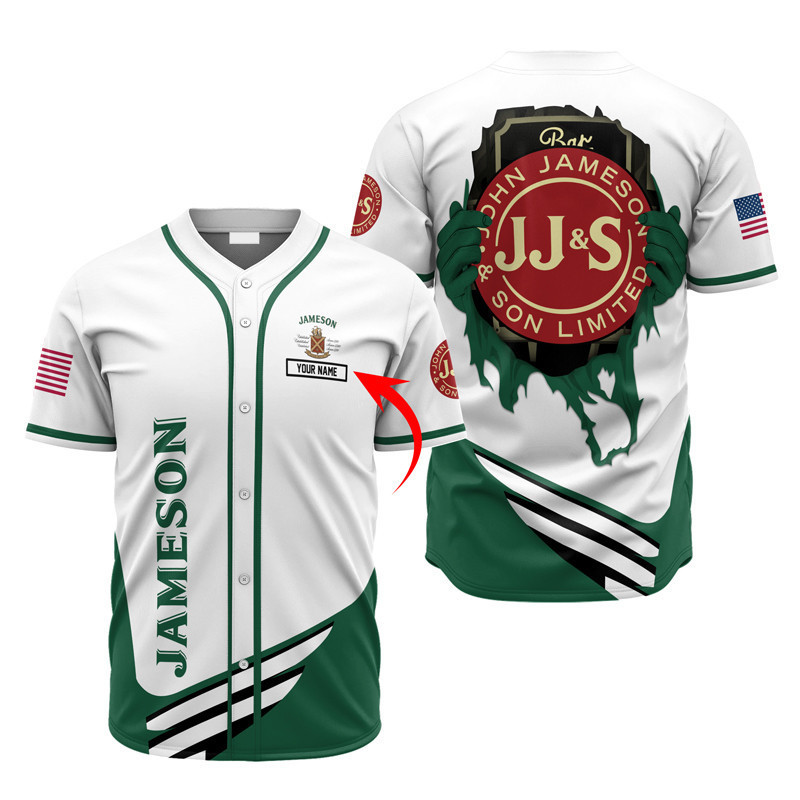 Buildercar - Personalized Jameson Shield Baseball Jersey