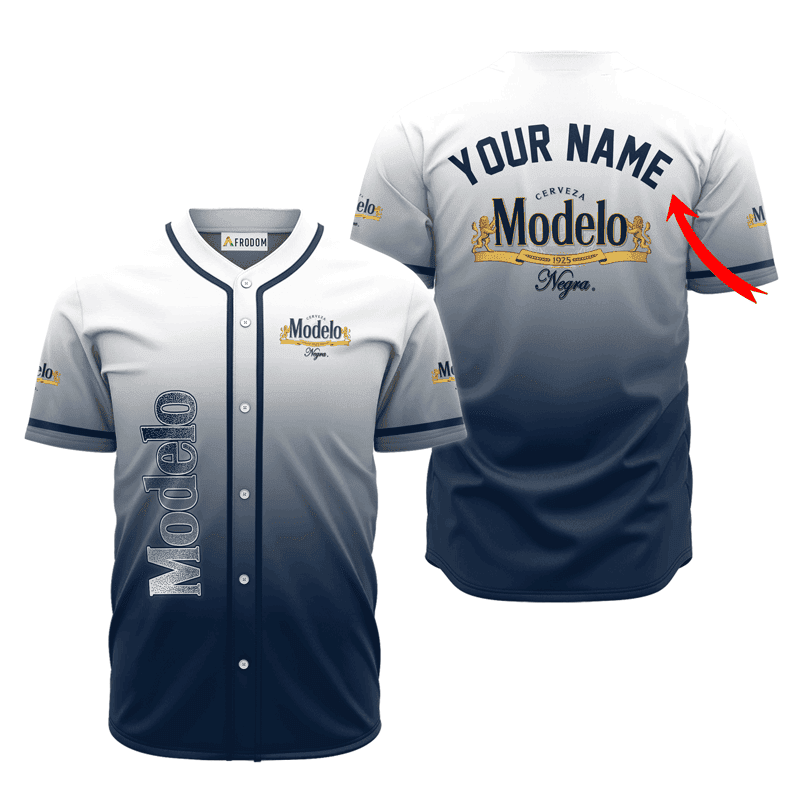 Buildercar - Personalized Modelo Negra Gradient Baseball Jersey