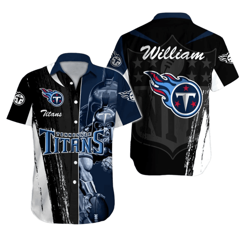 Buildercar - Personalized Tennessee Titans Shadow Clash Hawaiian Shirt