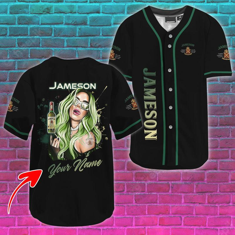 Buildercar - Personalized The Girl Like Jameson Baseball Jersey