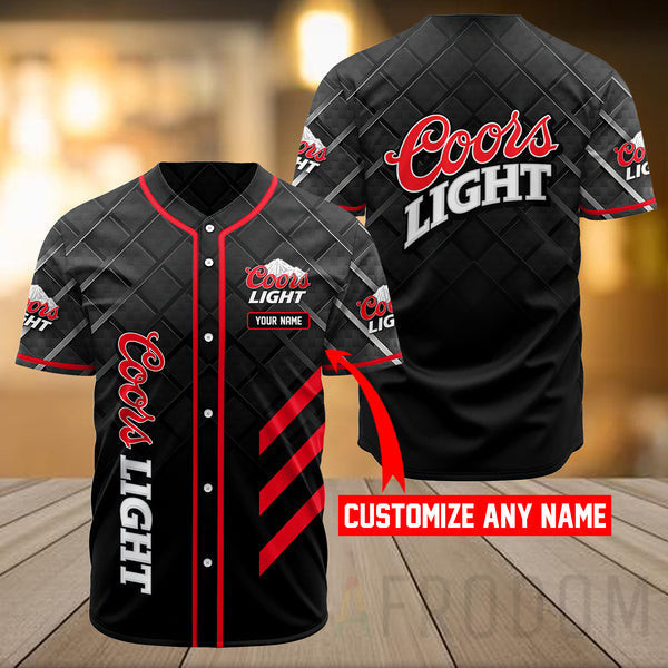 Buildercar - Personalized Vintage Coors Light Baseball Jersey