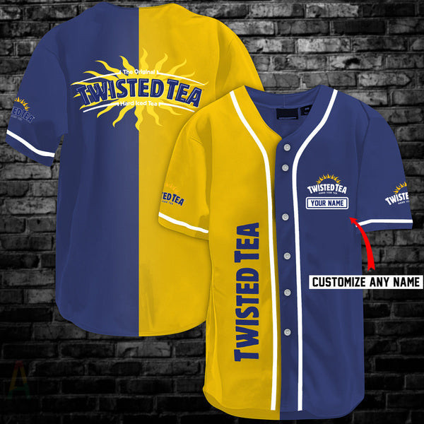 Buildercar - Personalized Vintage Multicolor Twisted Tea Baseball Jersey