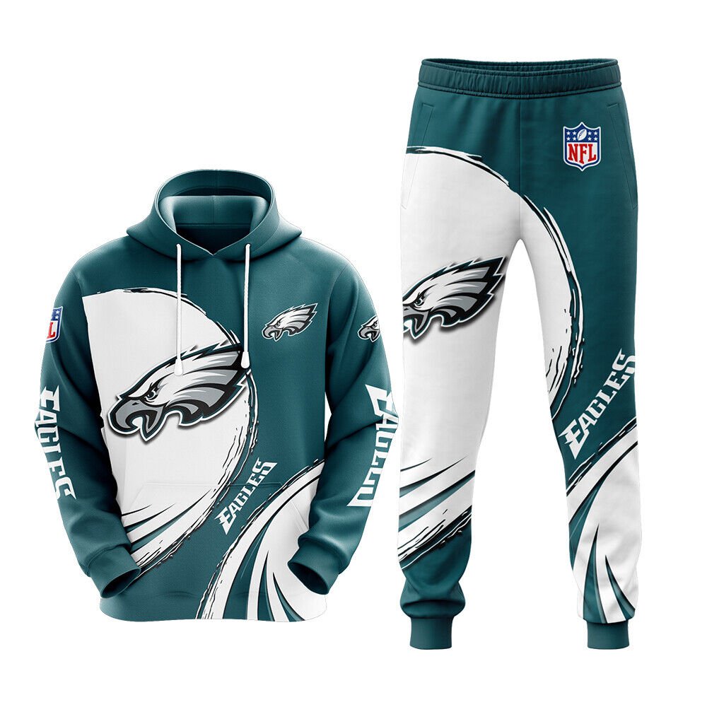 Buildercar - Philadelphia Eagles NFL Football Team Sport Hoodie Tracksuit