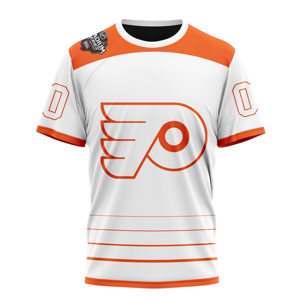 Buildercar - Philadelphia Flyers 2024 Stadium Series Design Concept Kits Personalized Name And Number T-Shirt