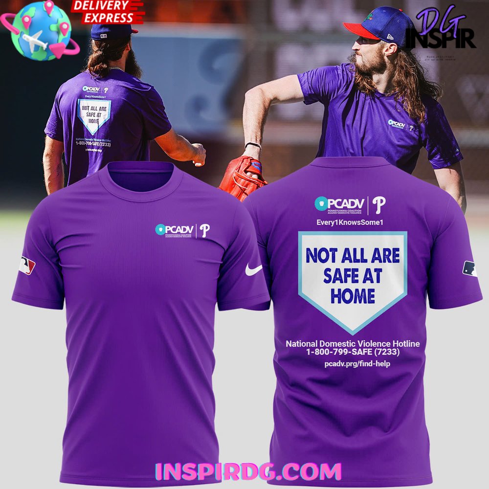 Buildercar - Philadelphia Phillies Domestic Violence Awareness NHL T-shirt