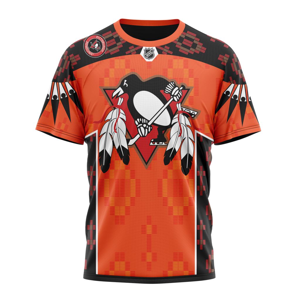 Buildercar - Pittsburgh Penguins Design Support Child Live Maters Personalized Name And Number T-Shirt