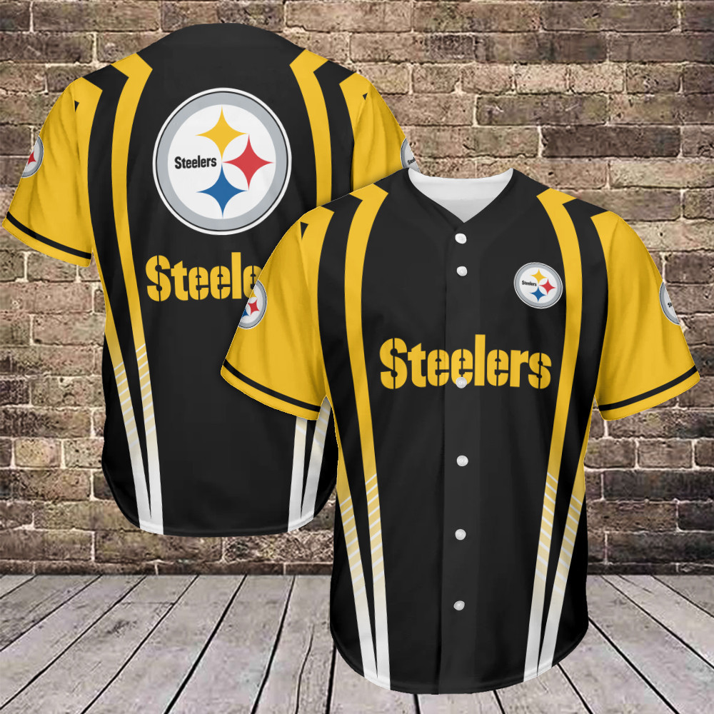Buildercar - Pittsburgh Steelers Baseball Jersey