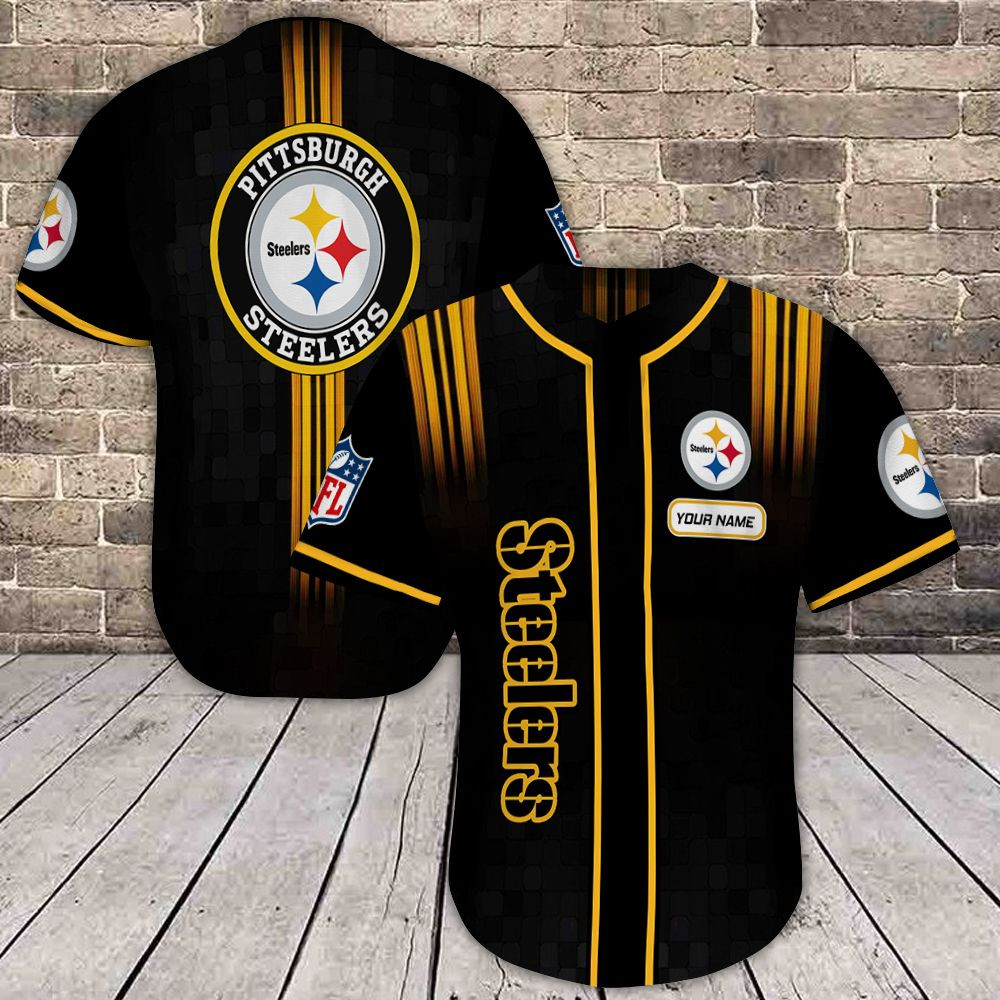 Buildercar - Pittsburgh Steelers Baseball Jersey