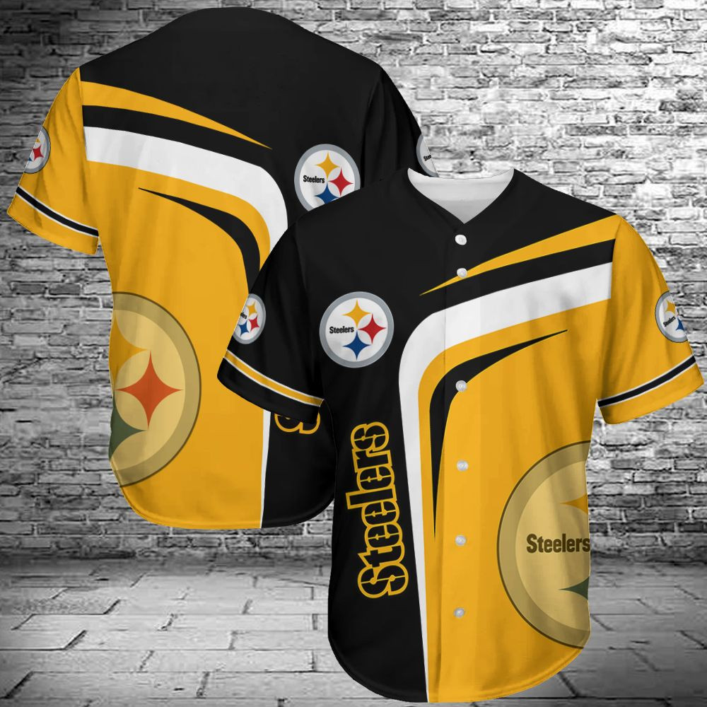 Buildercar - Pittsburgh Steelers Baseball Jersey