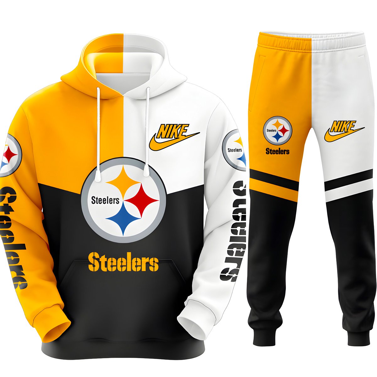 Buildercar - Pittsburgh Steelers Superior NFL Team Sport Hoodie Tracksuit