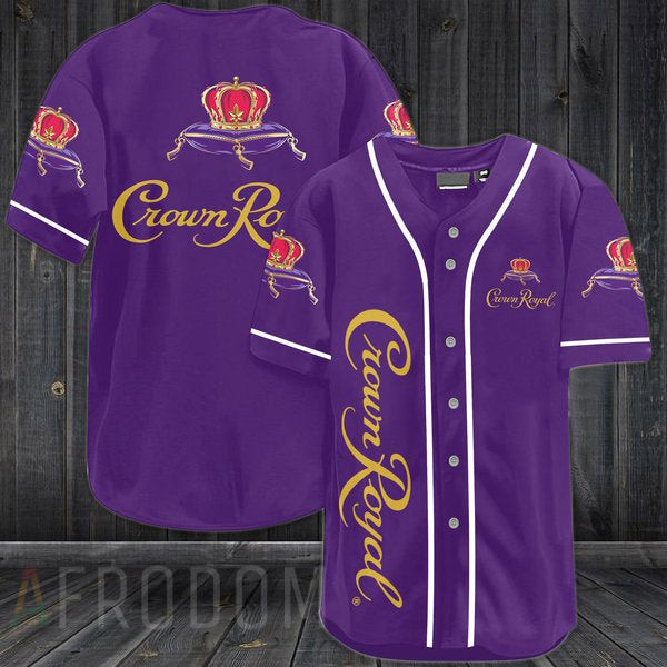 Buildercar - Purple Crown Royal Baseball Jersey