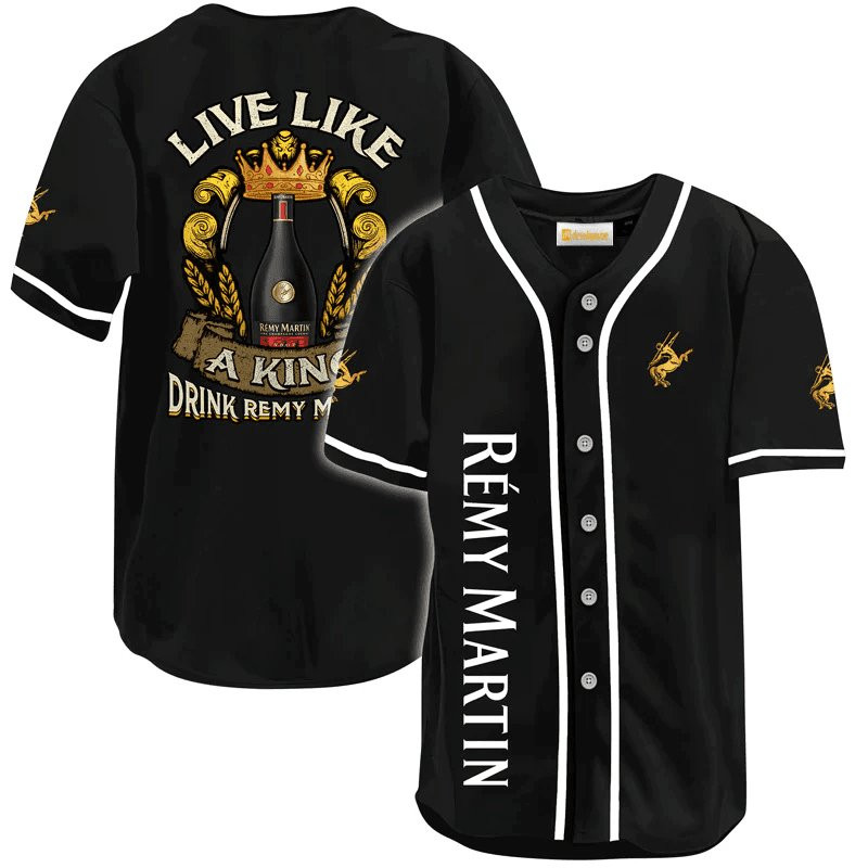 Buildercar - Remy Martin Live Like A King Baseball Jersey