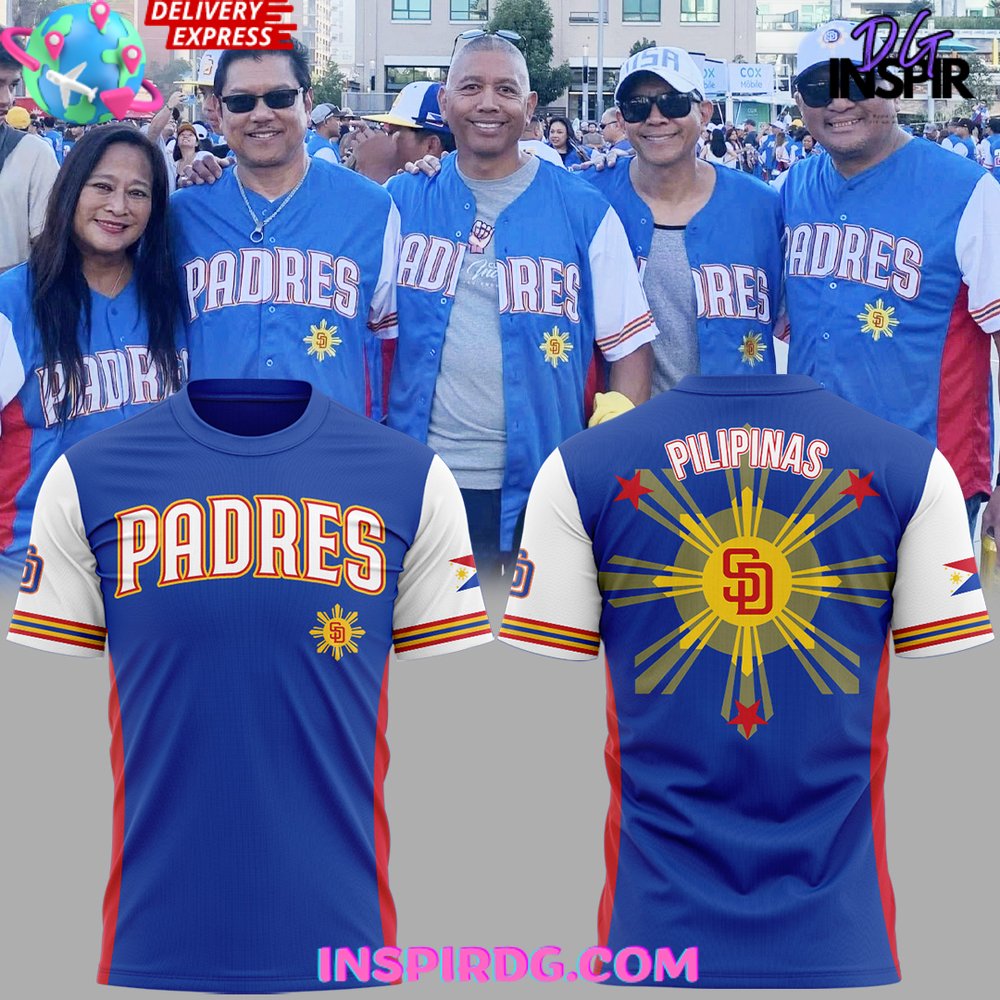 Buildercar - San Diego Padres Filipino Heritage Night 2025 NHL T-shirt