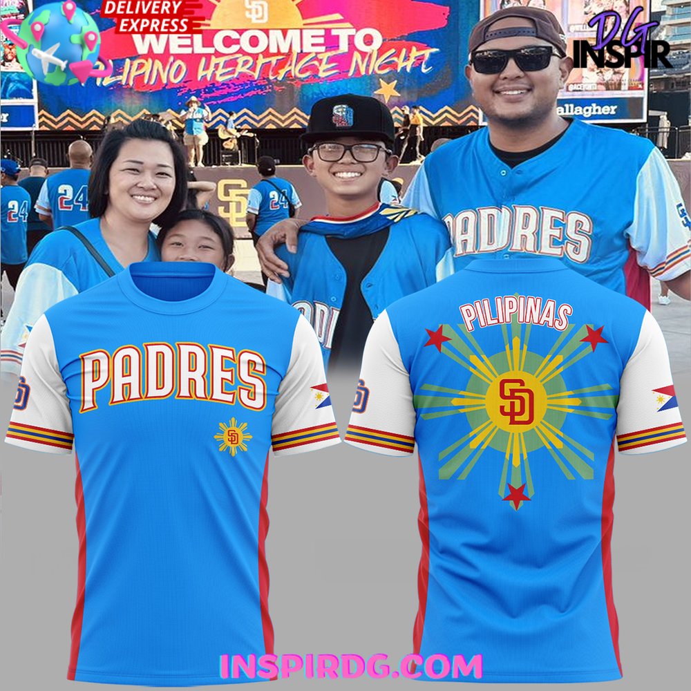 Buildercar - San Diego Padres Filipino Heritage Night NHL T-shirt