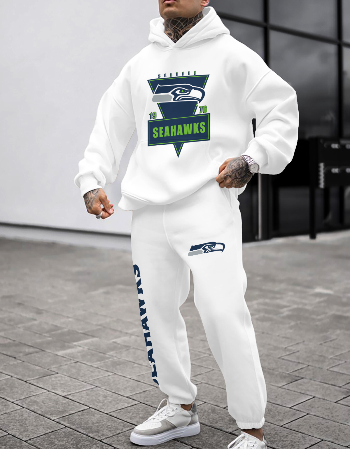 Buildercar - Seattle Seahawks NFL Sport Hoodie Tracksuit Style 248