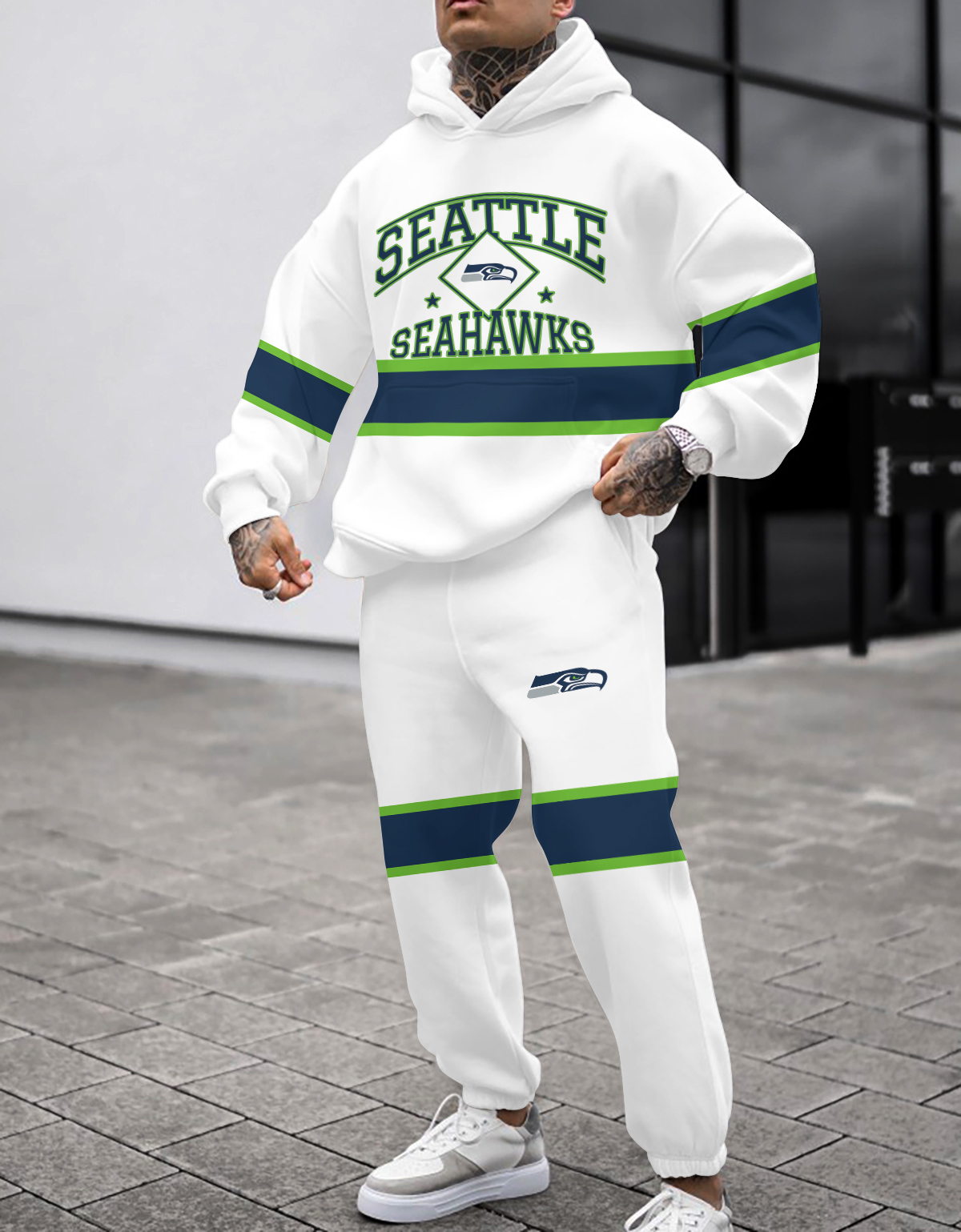Buildercar - Seattle Seahawks NFL Sport Hoodie Tracksuit Style 442