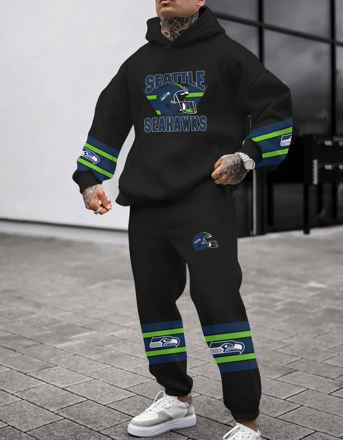 Buildercar - Seattle Seahawks NFL Sport Hoodie Tracksuit Style 467