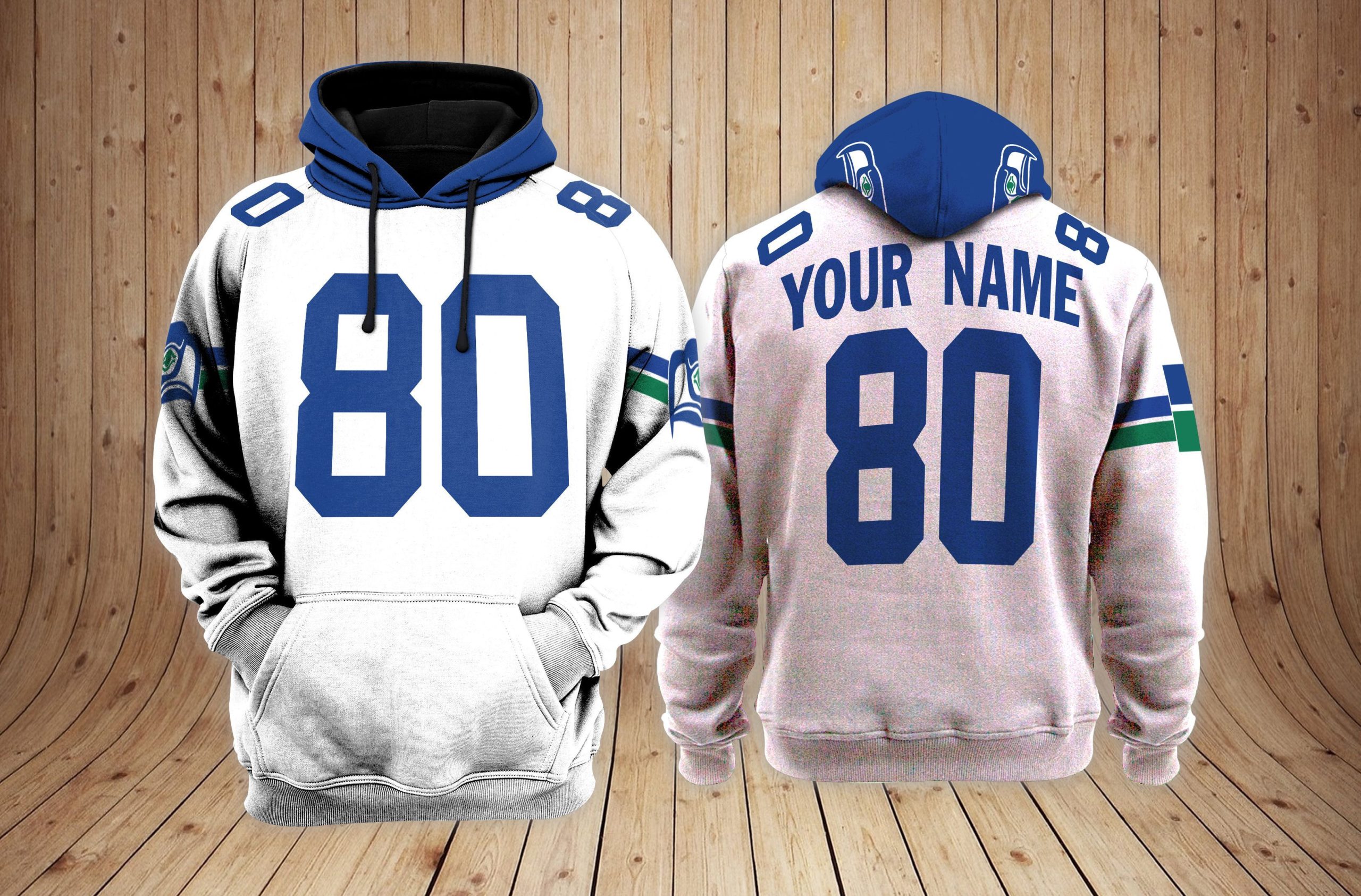 Buildercar - Seattle Seahawks NFL Team 3D Hoodie