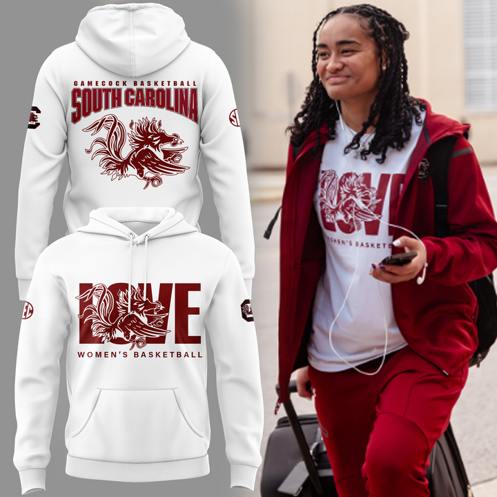 Buildercar - South Carolina Gamecocks Basketball LOVE NCAA Hoodie Tracksuit