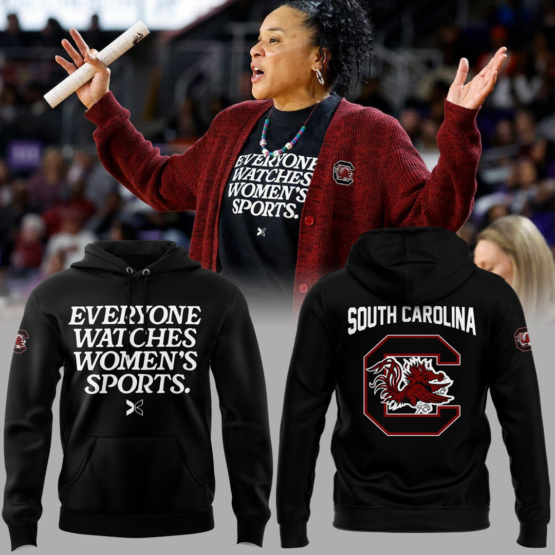 Buildercar - South Carolina Gamecocks Everyone Watches Womens Sports NCAA Hoodie Tracksuit
