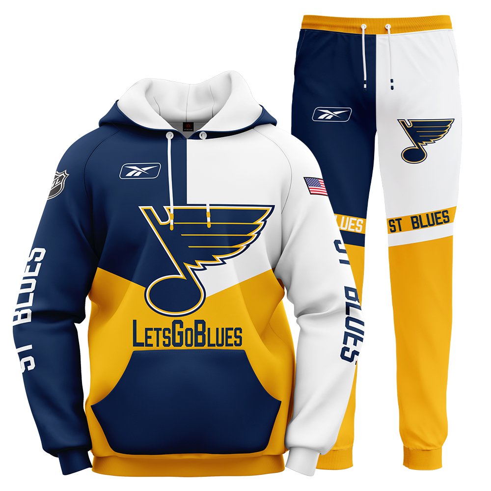 Buildercar - St. Louis Blues NHL Team Sport Hoodie Tracksuit