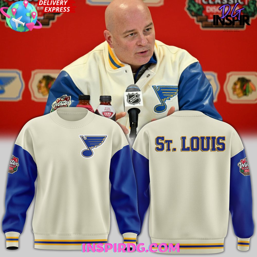 Buildercar - St. Louis Blues Winter Classic 2025 NHL Sweatshirt Hoodie