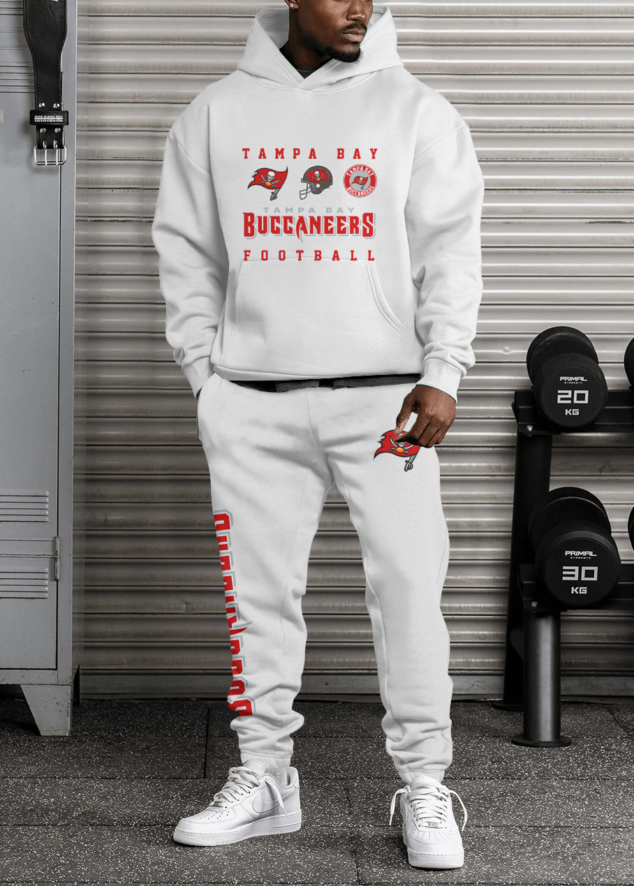 Buildercar - Tampa Bay Buccaneers NFL Sport Hoodie Tracksuit Style 319