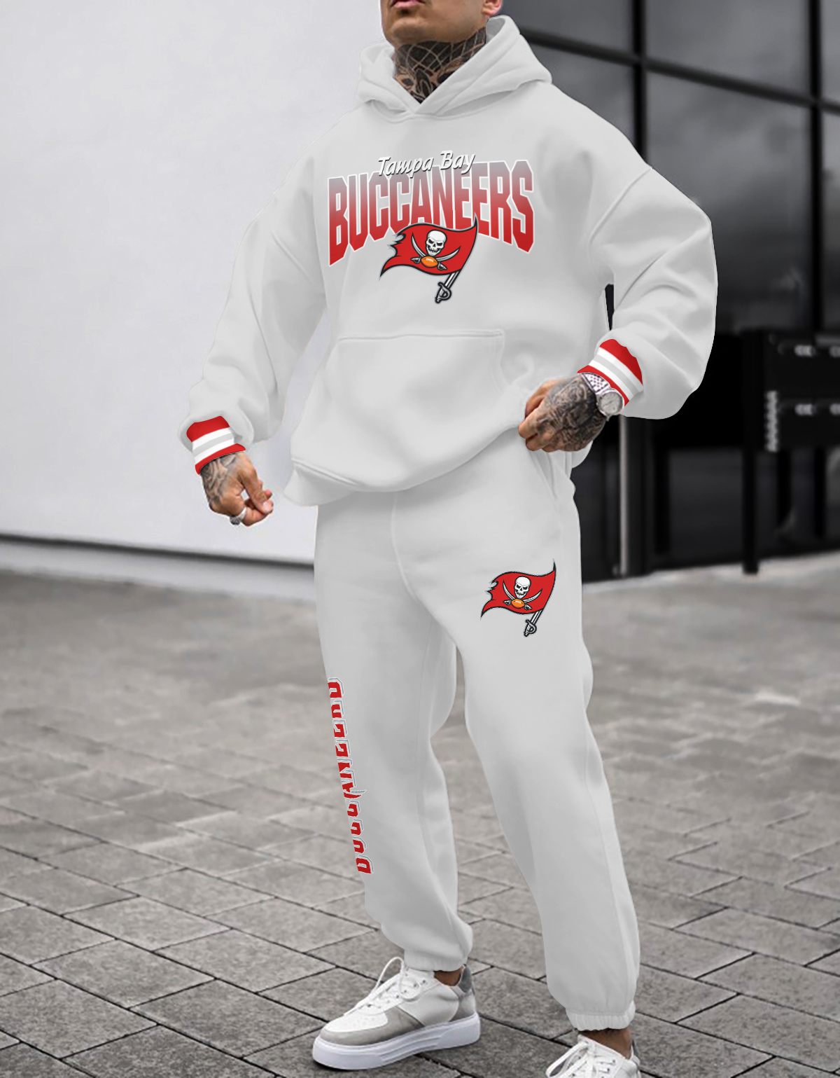 Buildercar - Tampa Bay Buccaneers NFL Sport Hoodie Tracksuit Style 325