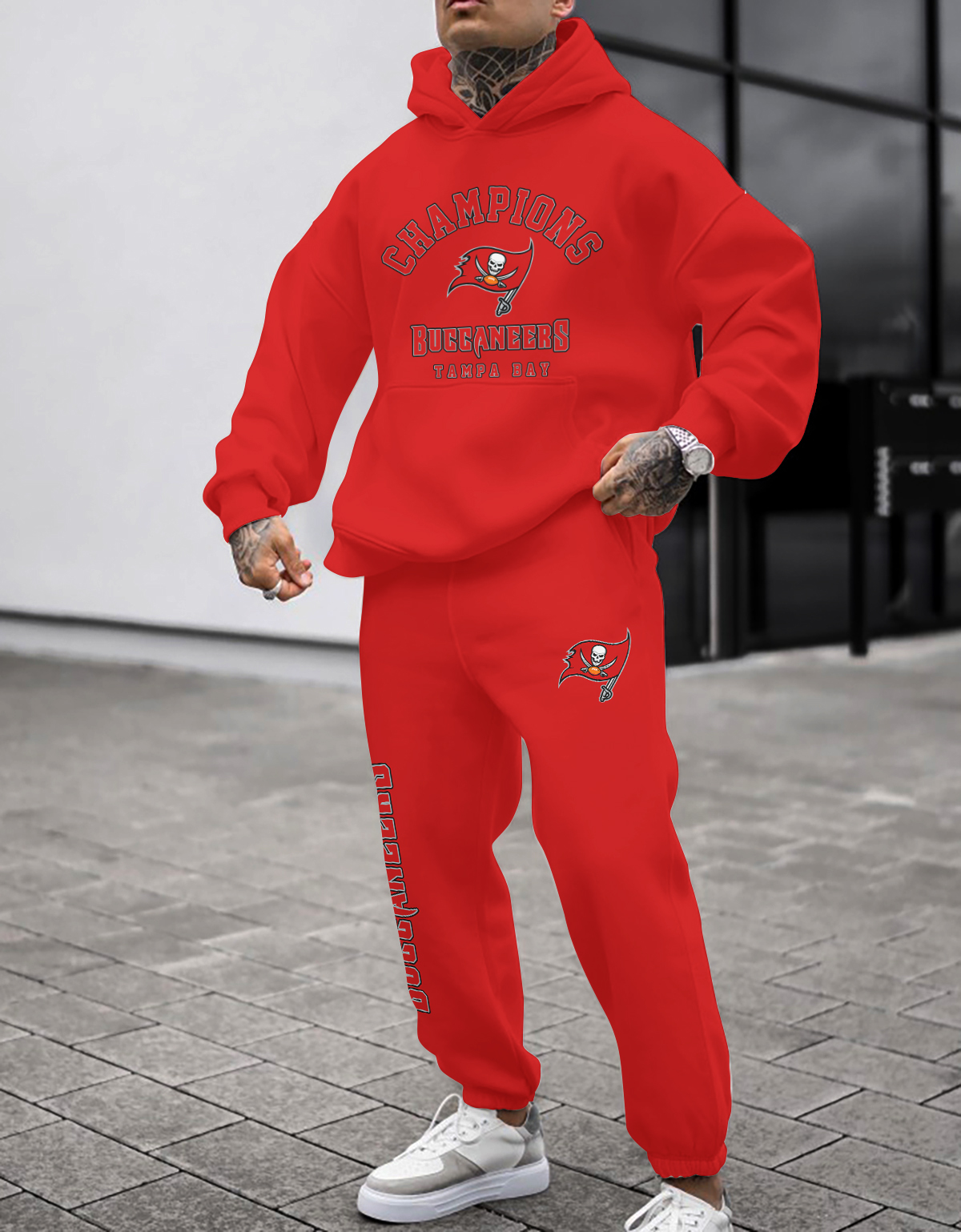Buildercar - Tampa Bay Buccaneers NFL Sport Hoodie Tracksuit Style 401